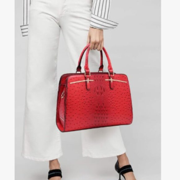 2pcs with 3 Compartments Women Handbag Wallet Tote Shoulder Purse set - Picture 4 of 4